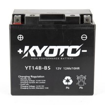 Kyoto - Batterie GT14B-BS SLA-AGM - Sans Entretien - Prête à l'Emploi - Equivalente YT14B-BS