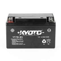 Kyoto - Batterie GT7B-BS SLA-AGM - Sans Entretien - Prête à l'Emploi - Equivalente YT7B-