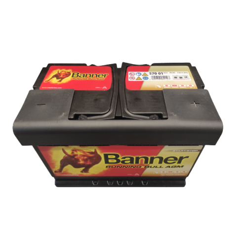 BANNER 57001 096AGMOE Running Bull AGM Autobatterie Batterie 12V 70Ah 720A  