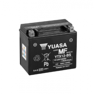 Yuasa - Batterie AGM - Sans Entretien - YTX12-BS